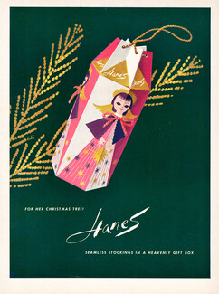 Hanes (Stockings) 1954 Christmas