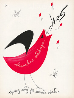 Hanes (Stockings) 1954 Bobri Spring Song