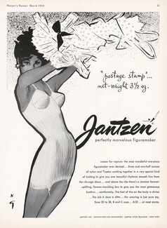 Jantzen (Lingerie) 1954 René Gruau, Corselette