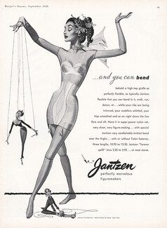 Jantzen (Lingerie) 1953 Marionette, Girdle, Bra