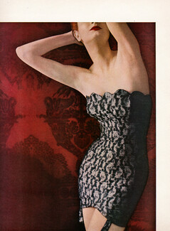 Warner's (Lingerie) 1954 Corselette, Photo Lillian Bassman