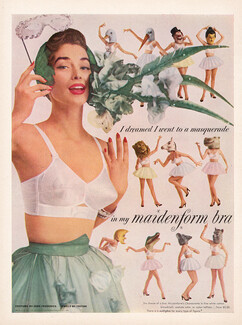 Maidenform (Lingerie) 1954 Bra, Masquerade Ball