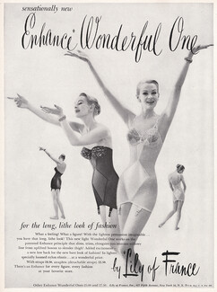 Lily of France (Lingerie) 1957 Corselette