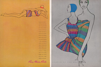 Rose Marie Reid (Swimwear) 1959 Fashion Illustration