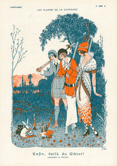 Armand Vallée 1913 Huntresses