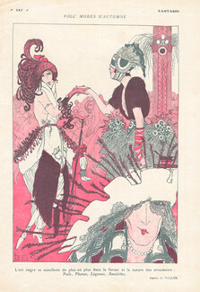 Armand Vallée 1919 L'Art Nègre, The influence of the African Art in Fashion, Poils, Plumes, Amulettes, Foll'modes