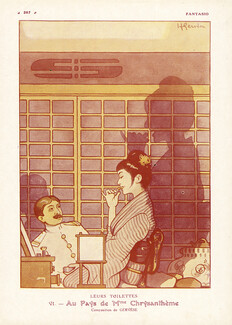 Au pays de Mme Chrysanthème, 1912 - Gervèse Japanese, Military