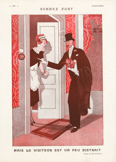 Léon Bonnotte 1924 Le Visiteur Distrait