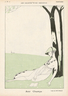 Les Vacances d'une Parisienne — Aux Champs, 1916 - Ben Sussan