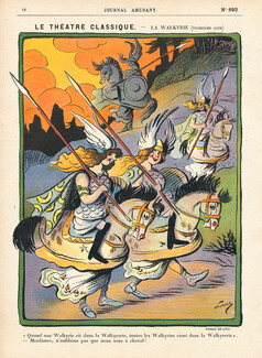 Luc 1912 La Walkyrie 3e Acte, Le Journal Amusant
