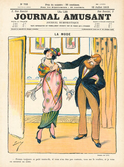 Luc 1913 La Mode, Fashion Satire, Le Journal Amusant