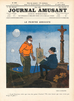 Henry Mirande 1912 Le Peintre Arriviste, The Ambitious Painter, Le Journal Amusant