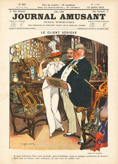 Albert Jarach 1912 Le Client Sérieux, Antique Dealer, Le Journal Amusant