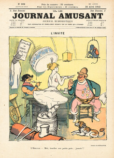 Henry Mirande 1912 L'invité, Circus, Le Journal Amusant