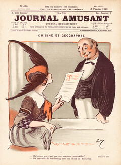 Luc 1912 Cuisine et Géographie, Le Journal Amusant