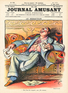 Luc 1913 Le Séducteur, Don Juan, The Seducer, Le Journal Amusant