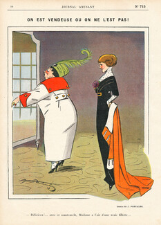 Jean Portalez 1913 A Good Saleswoman, Le Journal Amusant