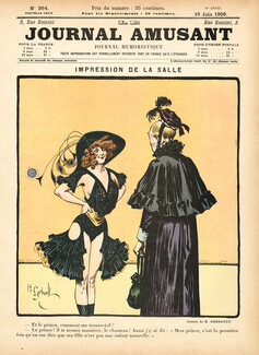 Henry Gerbault 1906 Impression de la Salle, Theatre Costume
