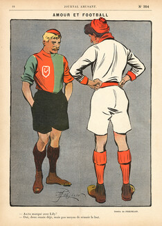 René Préjelan 1906 Rugby And Football, Le Journal Amusant