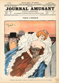Henry Gerbault 1899 "Paris s'ennuie", Fluctuat Nec Mergitur, Parisian Costume