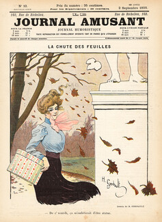 Henry Gerbault 1899 La Chute des Feuilles, Le Journal Amusant
