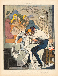 Henry Mirande 1919 Ecce Homo, Art Modeling