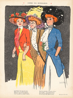 Galanis 1910 "Comme nos Honorables" Courtisanes