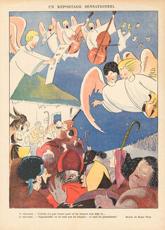 Roger Prat 1924 Christmas, Angels