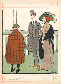 Kainer 1910 Racegoers, Turf, Horse Racing