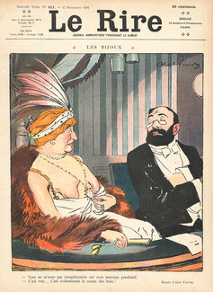 Abel Faivre 1910 Les Bijoux, Jewelry, Le Rire Cover