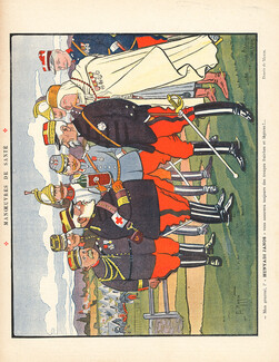 Hunyadi Janos 1910 Généraux, E. Marin