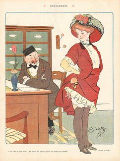 Jacques Wély 1908 Engagement