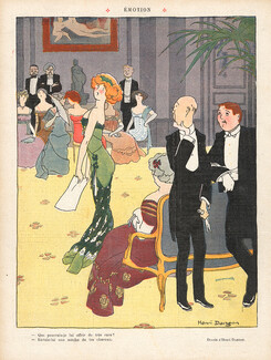 Henri Dangon 1910 Elegant Parisienne, Baldness