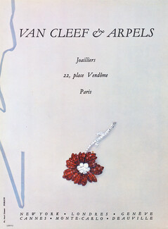 Van Cleef & Arpels 1963 Brooch, Ruby