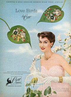 Corocraft (Jewels) 1954 Love Birds