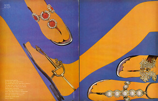 The Jewel Sandals 1969 By Albanese for Charles Jourdan, Alberto Rizzo