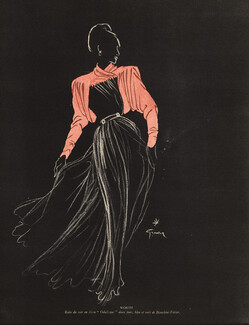 Worth 1945 René Gruau, Odalisque de Bianchini Férier