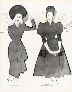 René Gruau 1945 Jean Patou, Bruyère