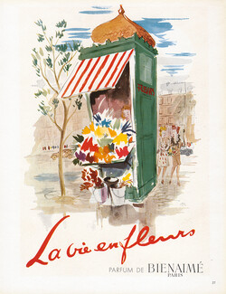 Bienaimé (Perfumes) 1945 La Vie en Fleurs, Floristry