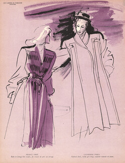 Gruau 1945 France Obré & Catherine Parel Fashion Illustration