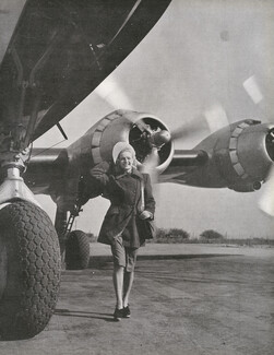 Madeleine de Rauch 1945 Photo Jean Moral
