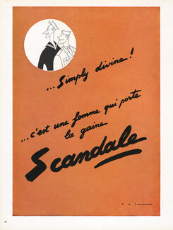 Scandale (Lingerie) 1945 Raymond de Lavererie