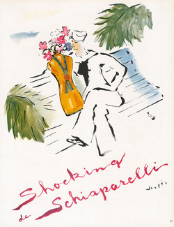 Schiaparelli (Perfumes) 1945 Shocking, Sailor, Marcel Vertès