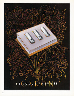 Caron (Cosmetics) 1948 Le Rouge à Lèvres, Lipstick Box