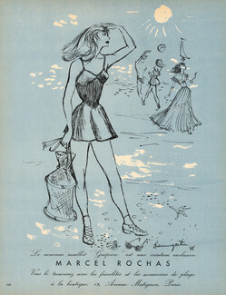 Marcel Rochas (Beachwear) 1948 Raymond Baumgartner