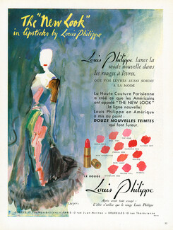 Louis Philippe 1948 The New Look in Lipsticks