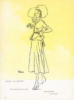 Henry a la Pensée (Couture) 1949 Reinoso