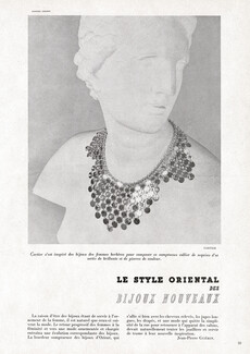 Le Style Oriental des Bijoux Nouveaux (p.1), 1948 - Cartier, back: Herz-Belperron, Sterlé, Chaumet, René Boivin, Photo Crespi