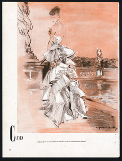 Carven 1948 Evening gown, Jacques Demachy