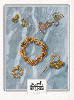 Hermès (Jewels) 1948 Broche, Bracelet, Clip